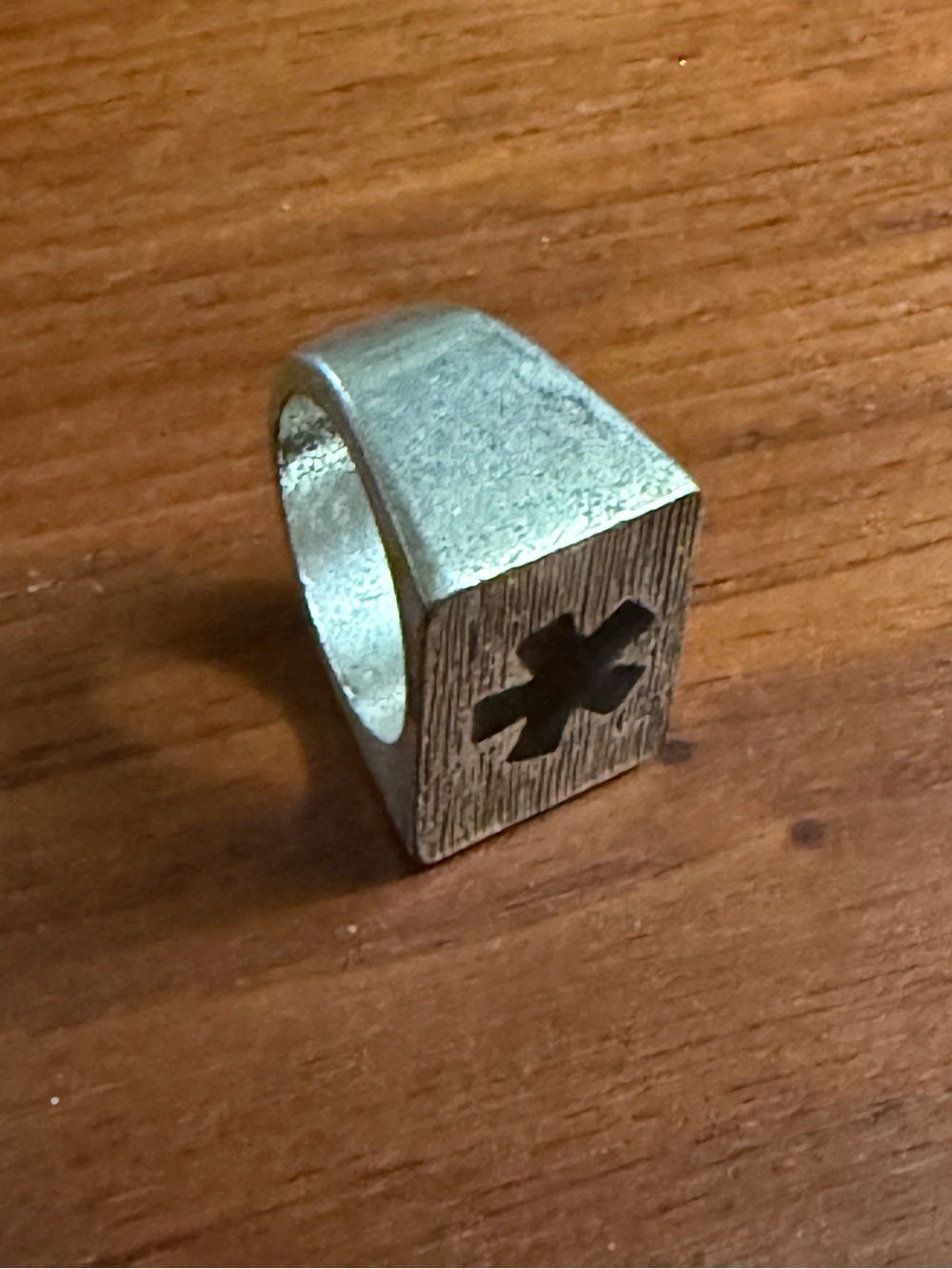 Asterisk *️⃣ Ring Size 7.25 Modernist Mid Century Modern Vintage